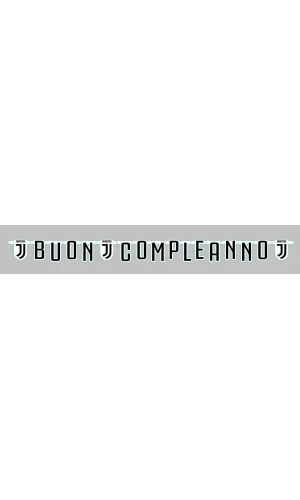 Juventus Happy Birthday Banner XL - 215x15cm
