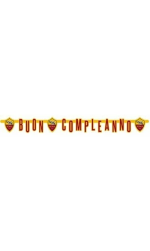 Roma Happy Birthday Banner XL - 215x15cm
