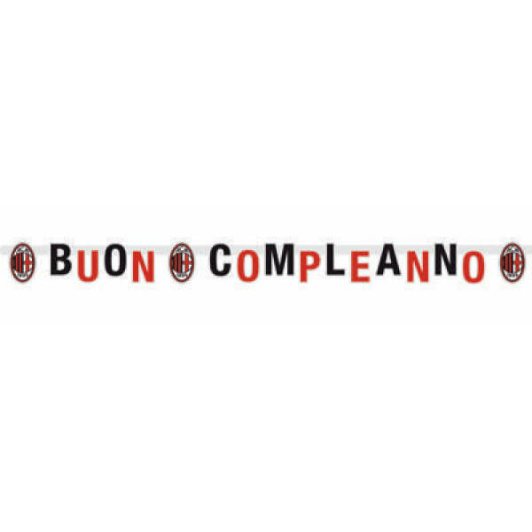 Milan Happy Birthday Banner XL - 215x15cm