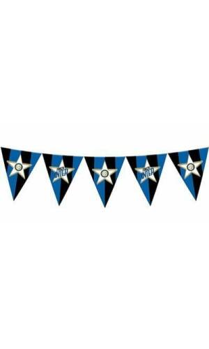 Inter Triangle Paper Flag Banner - 295cm
