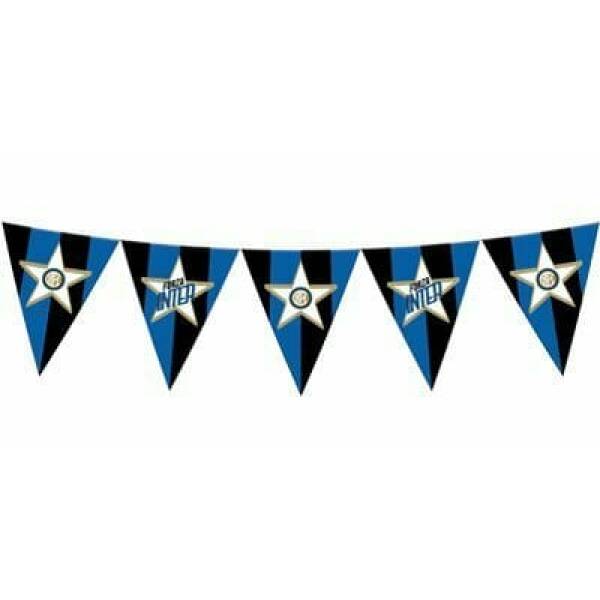 Inter Triangle Paper Flag Banner - 295cm