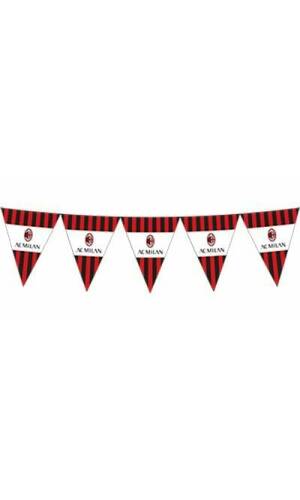 Milan Triangle Paper Flag Banner - 295cm