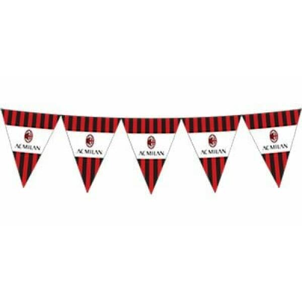 Milan Triangle Paper Flag Banner - 295cm