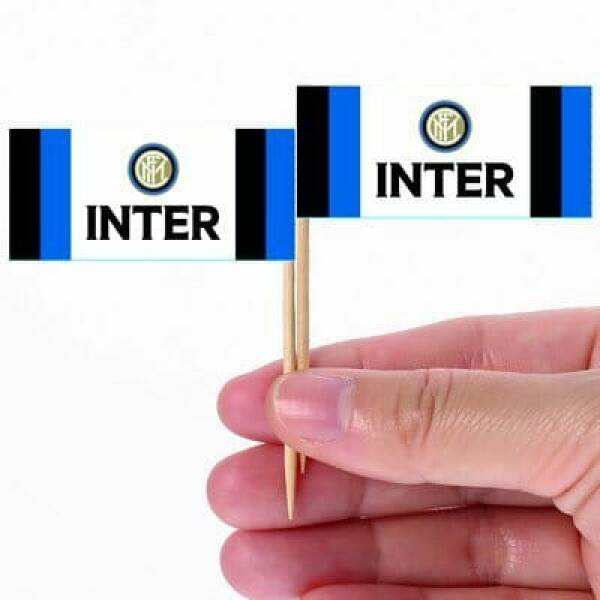 Inter Flag Cocktail Picks (H)6.5x(W)5cm - 24pk