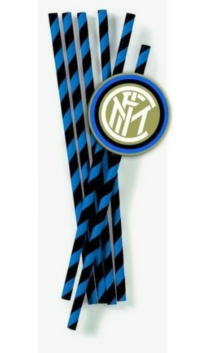 Inter Paper Straws  19.5cm - 12pk