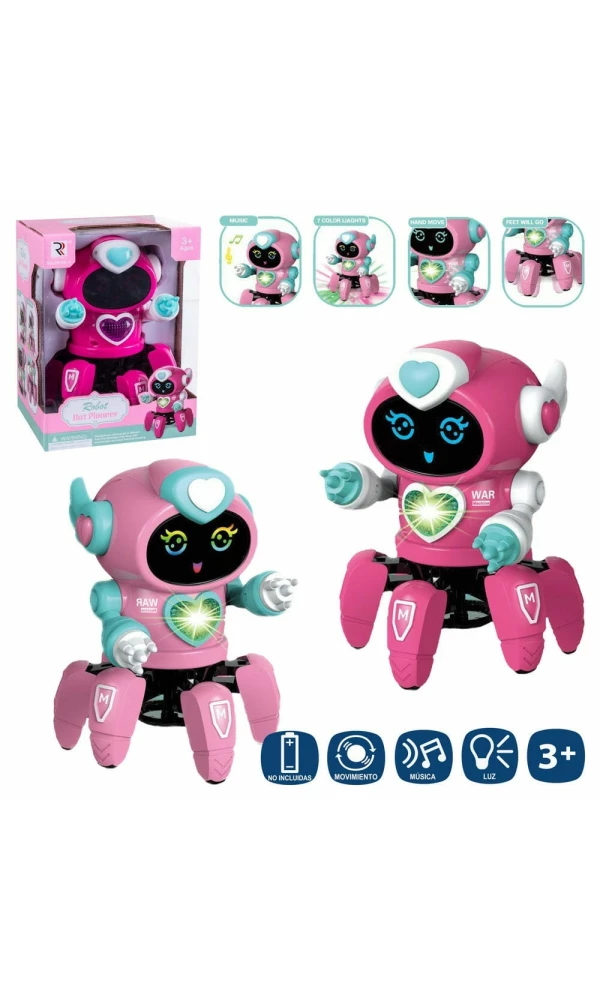 Robot Pioneer Pink Bot - 14cm x 18.5cm