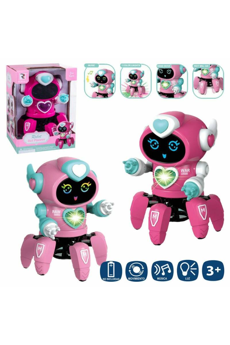 Robot Pioneer Pink Bot - 14cm x 18.5cm