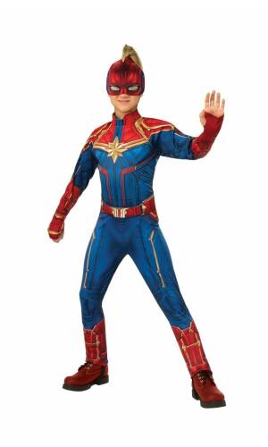 Official Deluxe Captain Marvel Hero Suit  - Age 3 to 4 Years