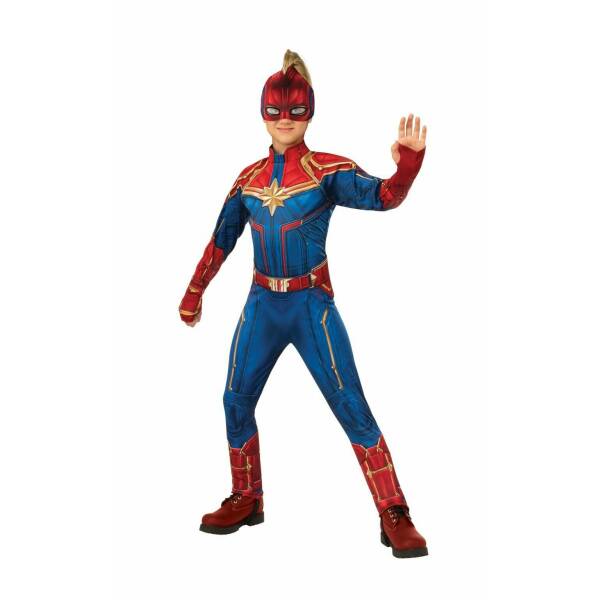Official Deluxe Captain Marvel Hero Suit  - Age 3 to 4 Years