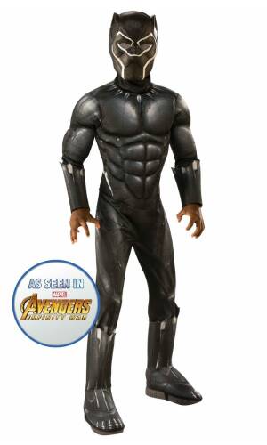 Official Avengers Deluxe Black Panther (Infinity War) - Age 8 to 10 Years