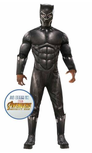 Official Avengers Deluxe Black Panther (Infinity War) - Adult Size Large (STD)