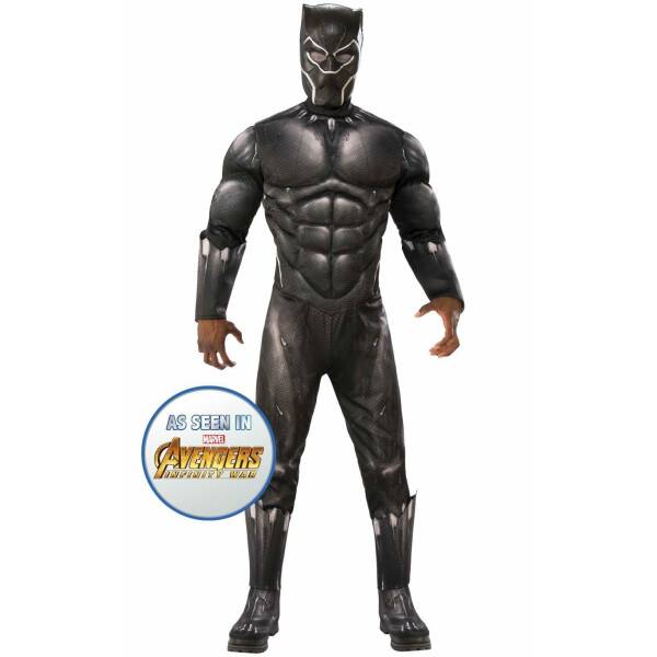 Official Avengers Deluxe Black Panther (Infinity War) - Adult Size Large (STD)