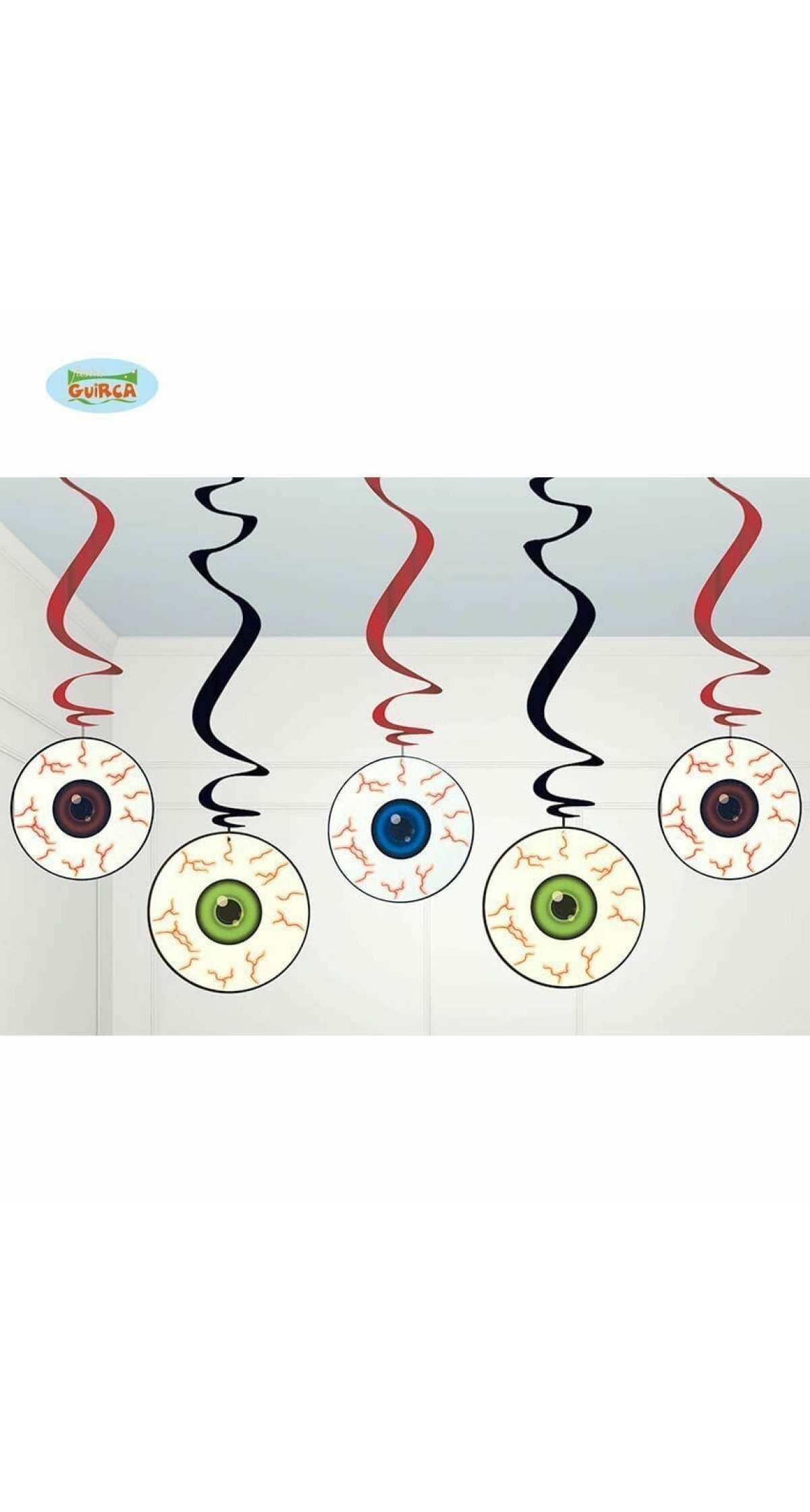 Halloween Decorative Eye Pensants 60cm - 5pk