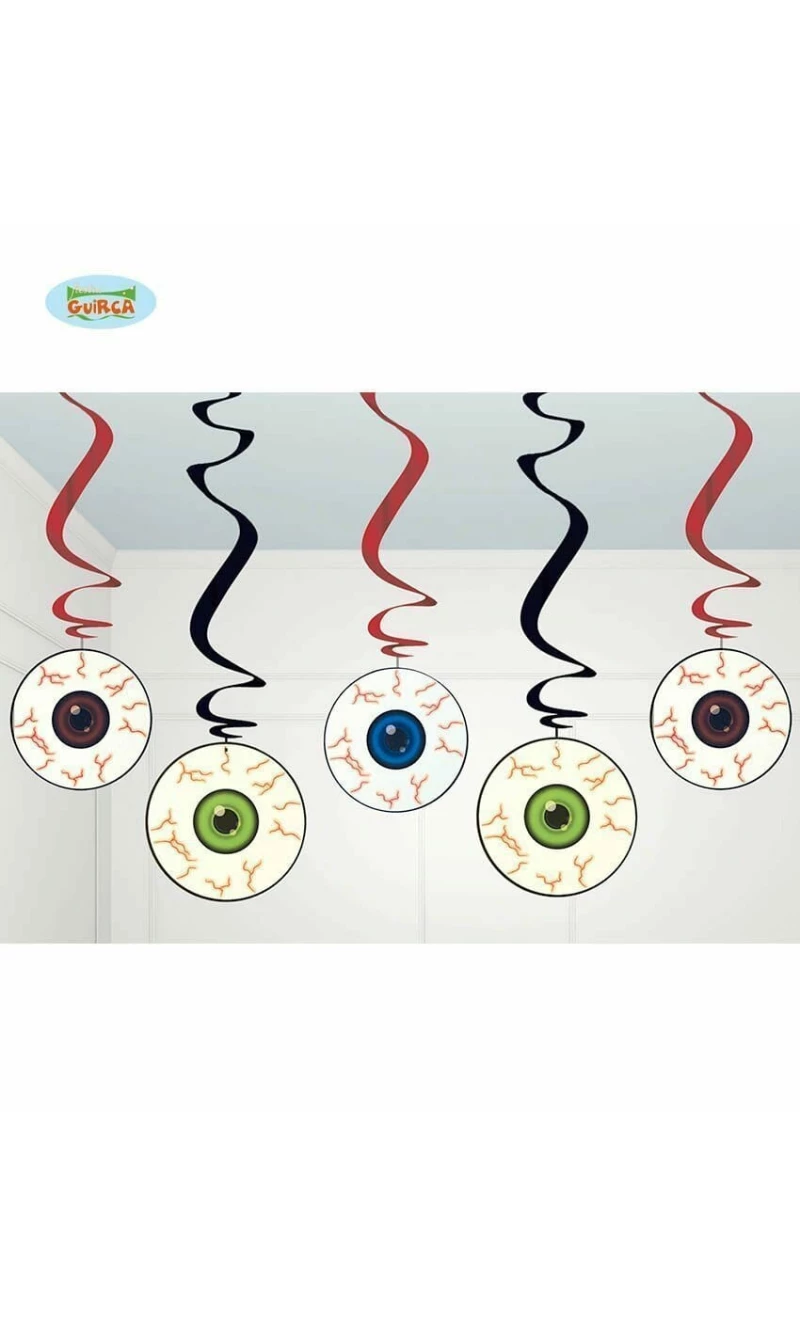 Halloween Decorative Eye Pensants 60cm - 5pk