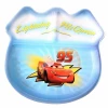 Cars Lightning Mc Queen Plastic 3 Section Plate - 19cm x 20cm