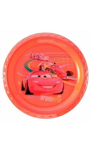 Cars Red Printed Plastic Diamond Plate - 22cm x 22cm