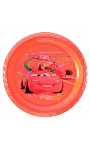 Cars Red Printed Plastic Diamond Plate - 22cm x 22cm