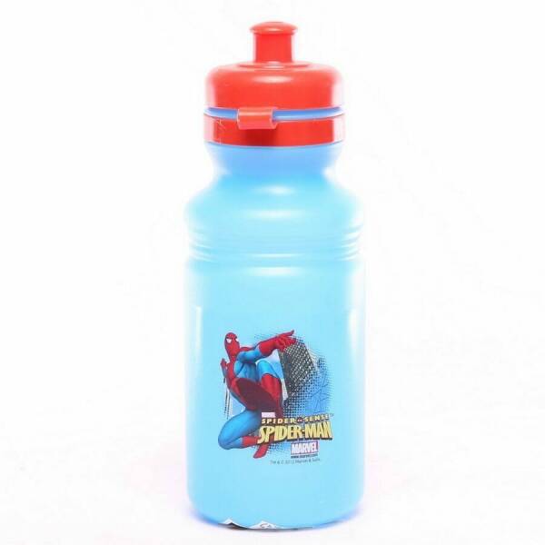 Spiderman Pull Top Plastic Bottle - 17cm