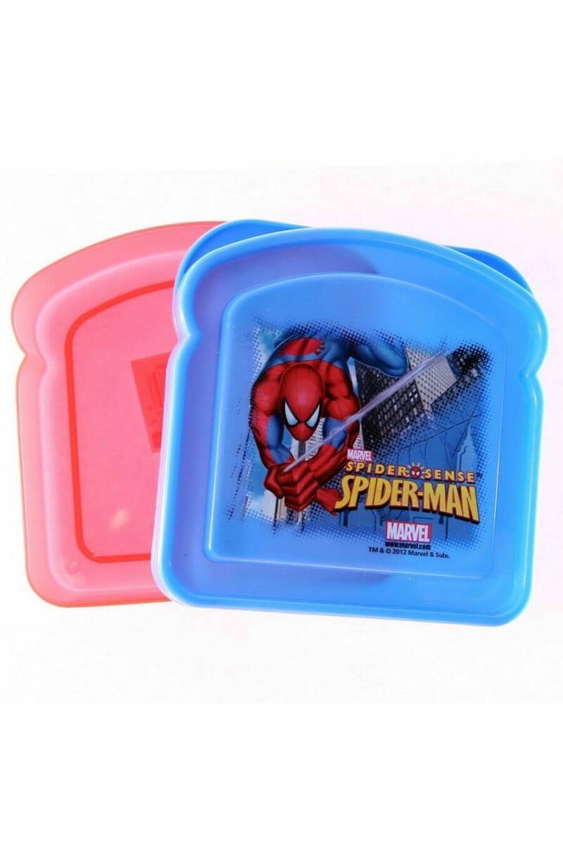 Spiderman Sandwich Container - 13cm x 13cm