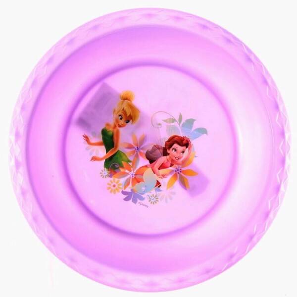 Tinkerbell & Fairies Purple Plastic Toddler Bowl - 17cm x 17cm