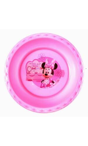 Minnie Mouse Pink Bow-Tique Diamond Plate - 17cm