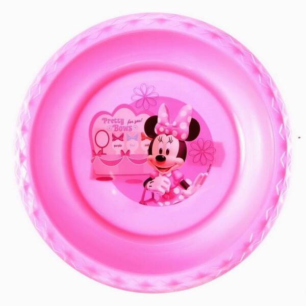 Minnie Mouse Pink Bow-Tique Diamond Plate - 17cm