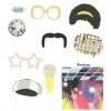 Photo Booth Props Disco Theme - 9pc