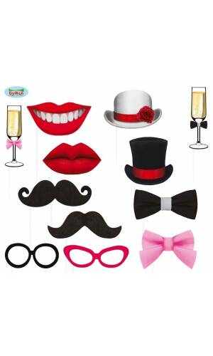 Photo Props Gala Party - 12pk