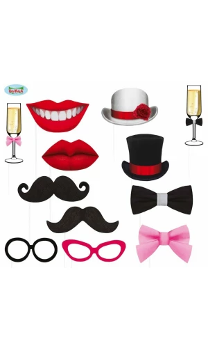 Photo Props Gala Party - 12pk