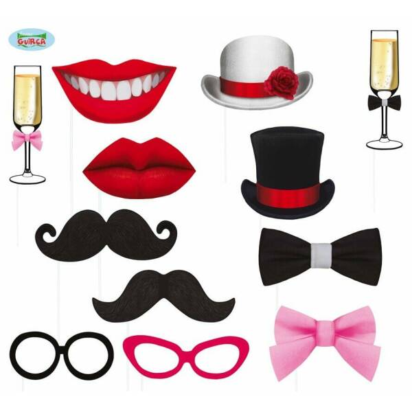 Photo Props Gala Party - 12pk