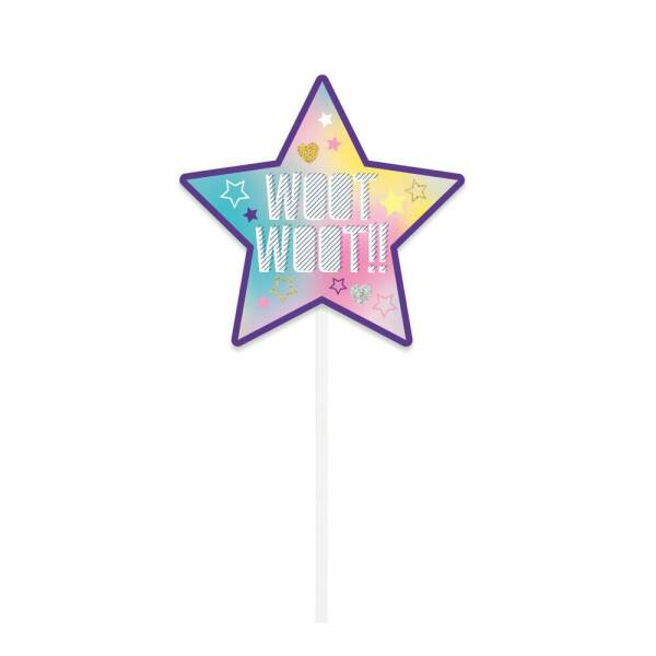 Foil Unicorn Photo Booth Props - 10pk