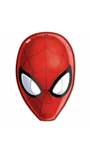 Ultimate Spiderman Web Warriors Die-cut Party Masks - 6pk