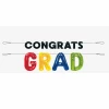 Letter Balloon Grad Paper Letter Banner - 6 ft - 2pc