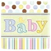 Baby Shower Tiny Bundle Paper Plates 17.8cm - 18pk