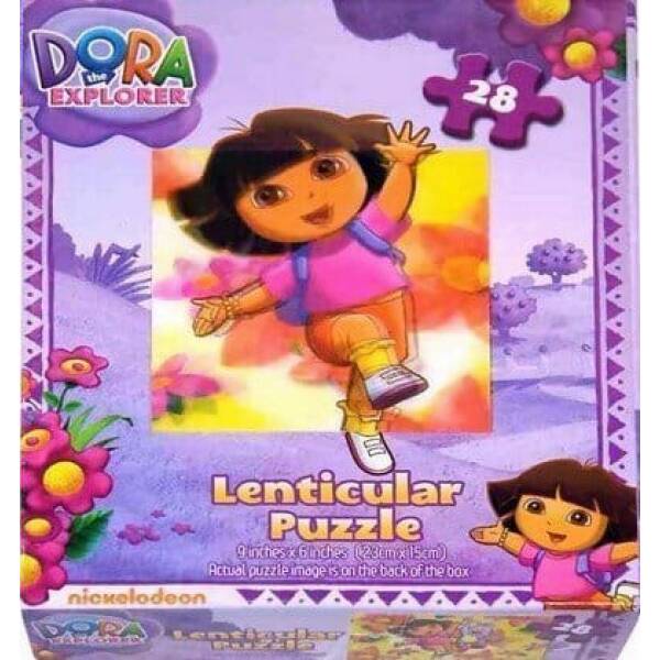 Dora The Explorer Lenticular Puzzle 23cm x 15cm - 28pc