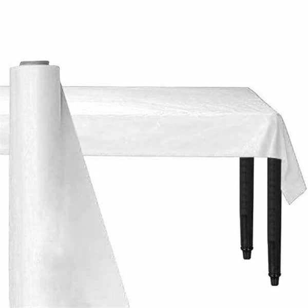 Clear / Transparent Plastic Tablecover Banqueting Roll - 30mt