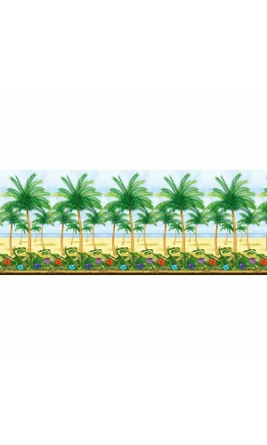 Scene Setter Room Roll Palm Trees - 1.2m x 12.1m
