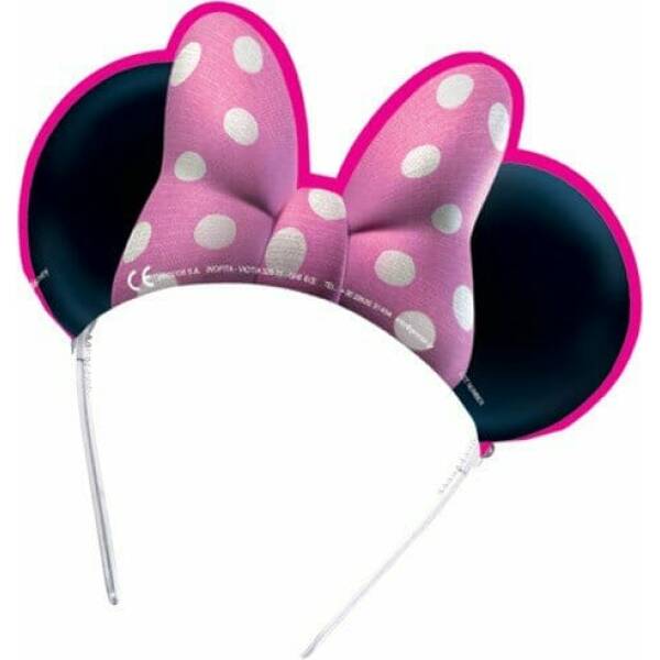 Minnie Mouse Bow - Ears Paper Tiaras - 6pk