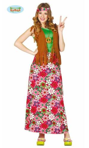Happy Hippy Woman - Adult Size Large