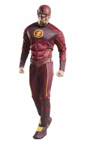 Official Deluxe The Flash DC Comics - Adult Size Large (STD)