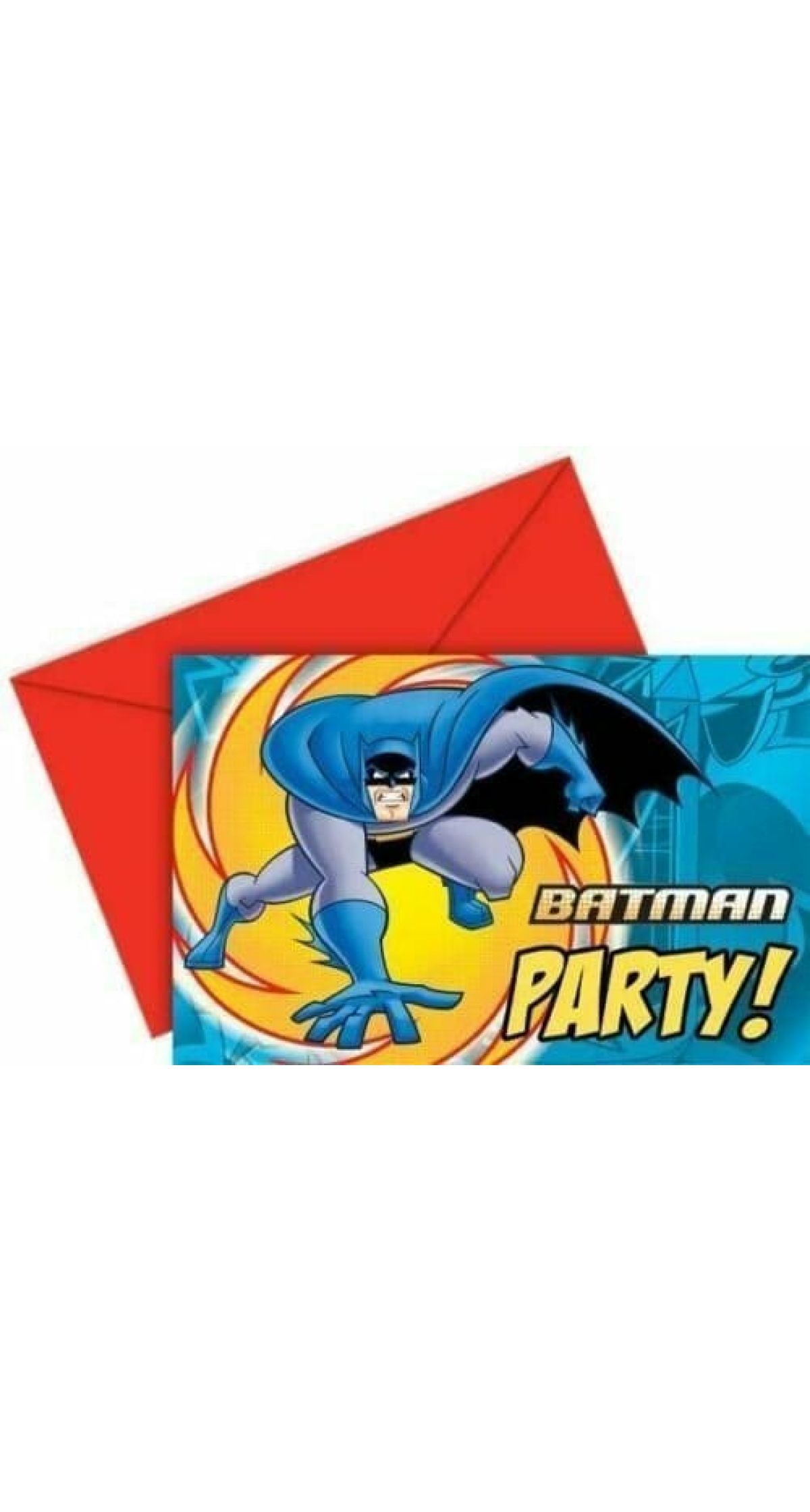 Batman Invitations - 6pk