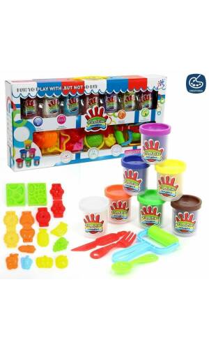 Plasticine Pot With Moulds And Accessories