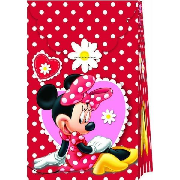 Disney Minnie Mouse Paper Bags  - 6pk