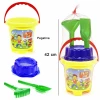 Sand Bucket 20cm with Shovel & Rake 42cm (Online Only)