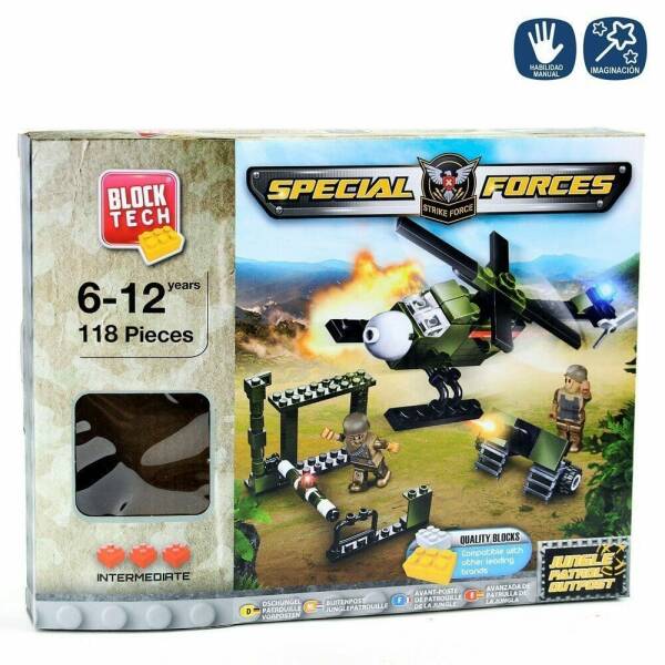 Construction Blocks Military 25.5cm x 20cm x 4.5cm