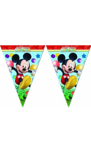 Playful Mickey Triangle Flag Banner ( 9 flags )  - 1pk