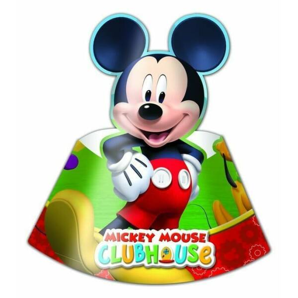 Playful Mickey Die-cut Hats  - 6pk