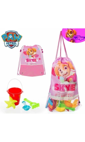Beach Net Carrier Bag Paw Patrol Skye 37x57cm