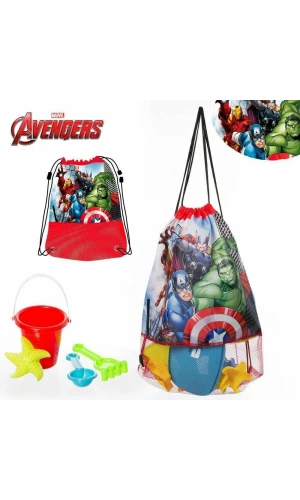 Beach Net Carrier Bag Avengers 37x57cm