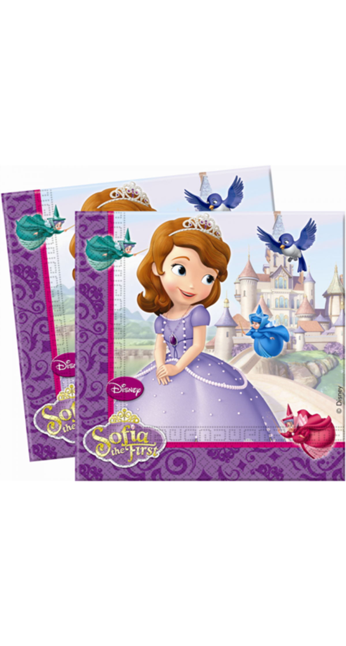 Sofia The First Napkins - 20pk